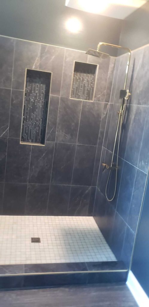 nd remodeling shower tile